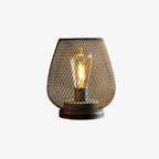 Battery-Powered Iron Mesh Table Lamp Set - view 1