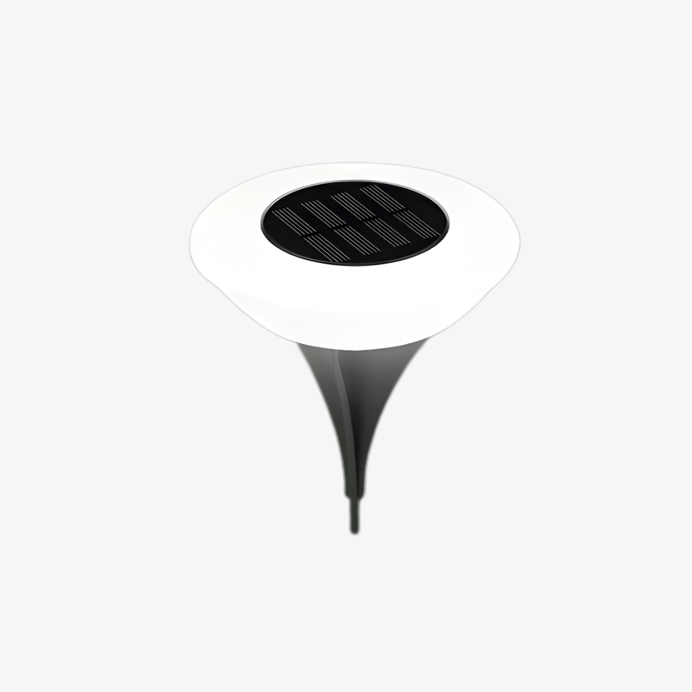 Solar Garden Path Light with Stainless Steel Housing - view 2