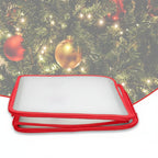 Ornament Storage Box Clear Plastic Christmas Decoration Organiser