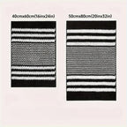 Striped Chenille Bath Mat – image 12