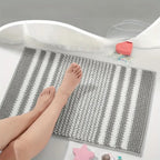 Striped Chenille Bath Mat – image 4