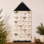 Fabric Christmas Advent Calendar, 24-Pocket Wall Countdown - product view 4