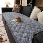 Quilted Sofa Cover — Grey Ease