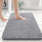Chenille Bath Mat with Non-Slip PVC Backing - product view 2