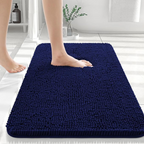 Chenille Bath Mat with Non-Slip PVC Backing - product view 4