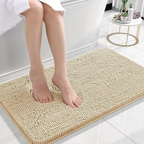 Chenille Bath Mat with Non-Slip PVC Backing - product view 1