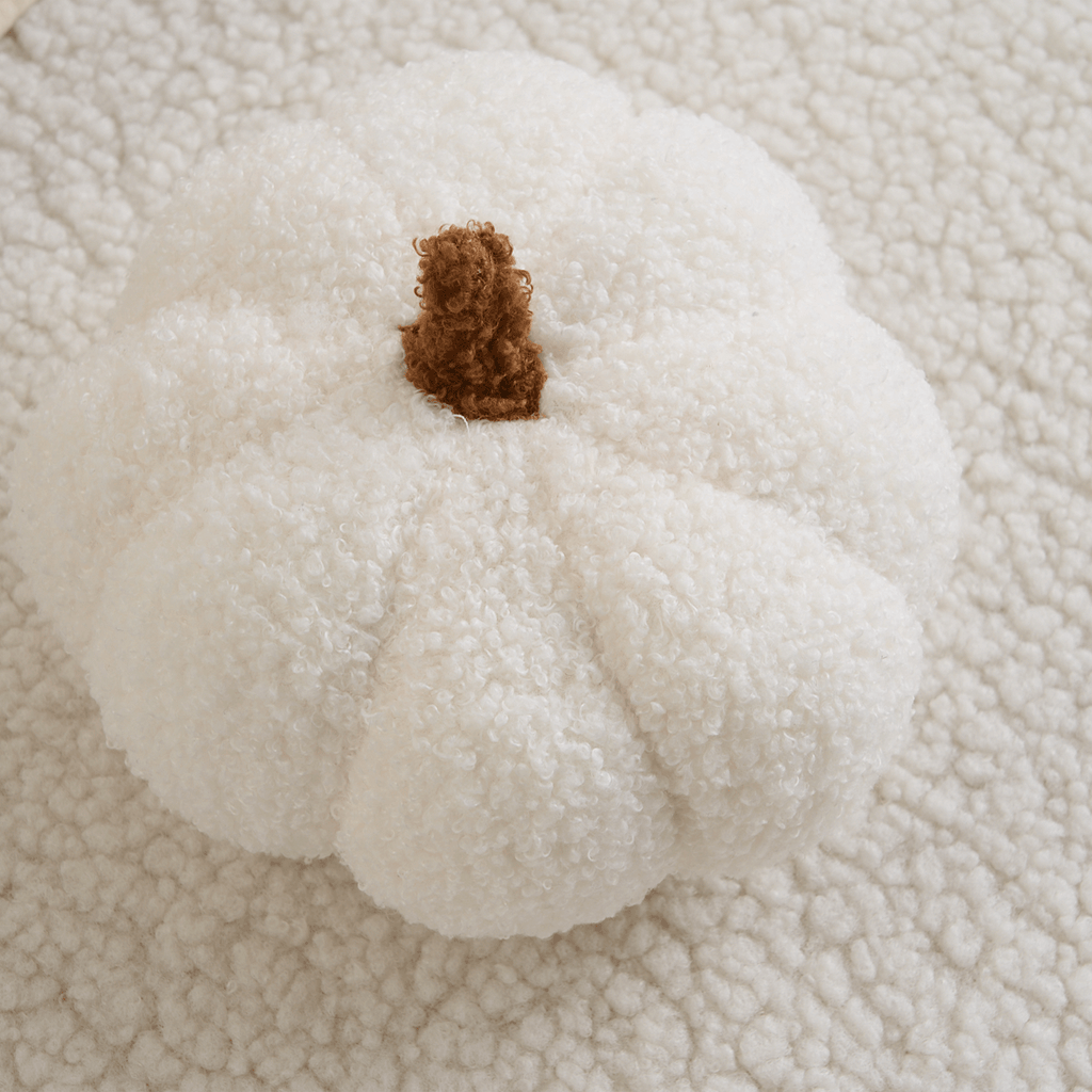 Teddy Fleece Pumpkin Cushion, 20.32 cm - product view 4