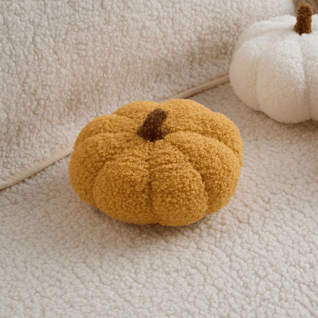 Teddy Fleece Pumpkin Cushion, 20.32 cm - product view 5