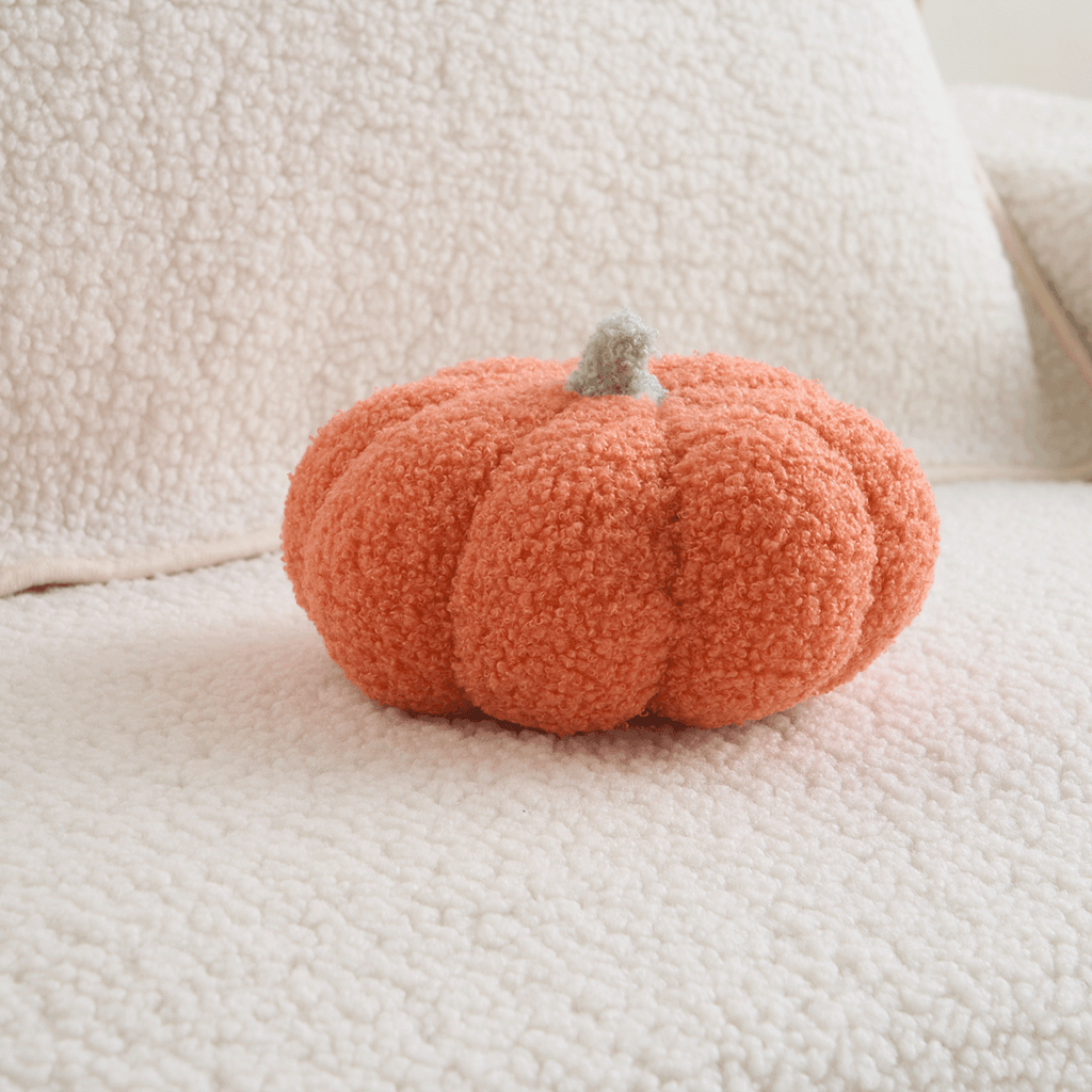 Teddy Fleece Pumpkin Cushion, 20.32 cm - product view 6