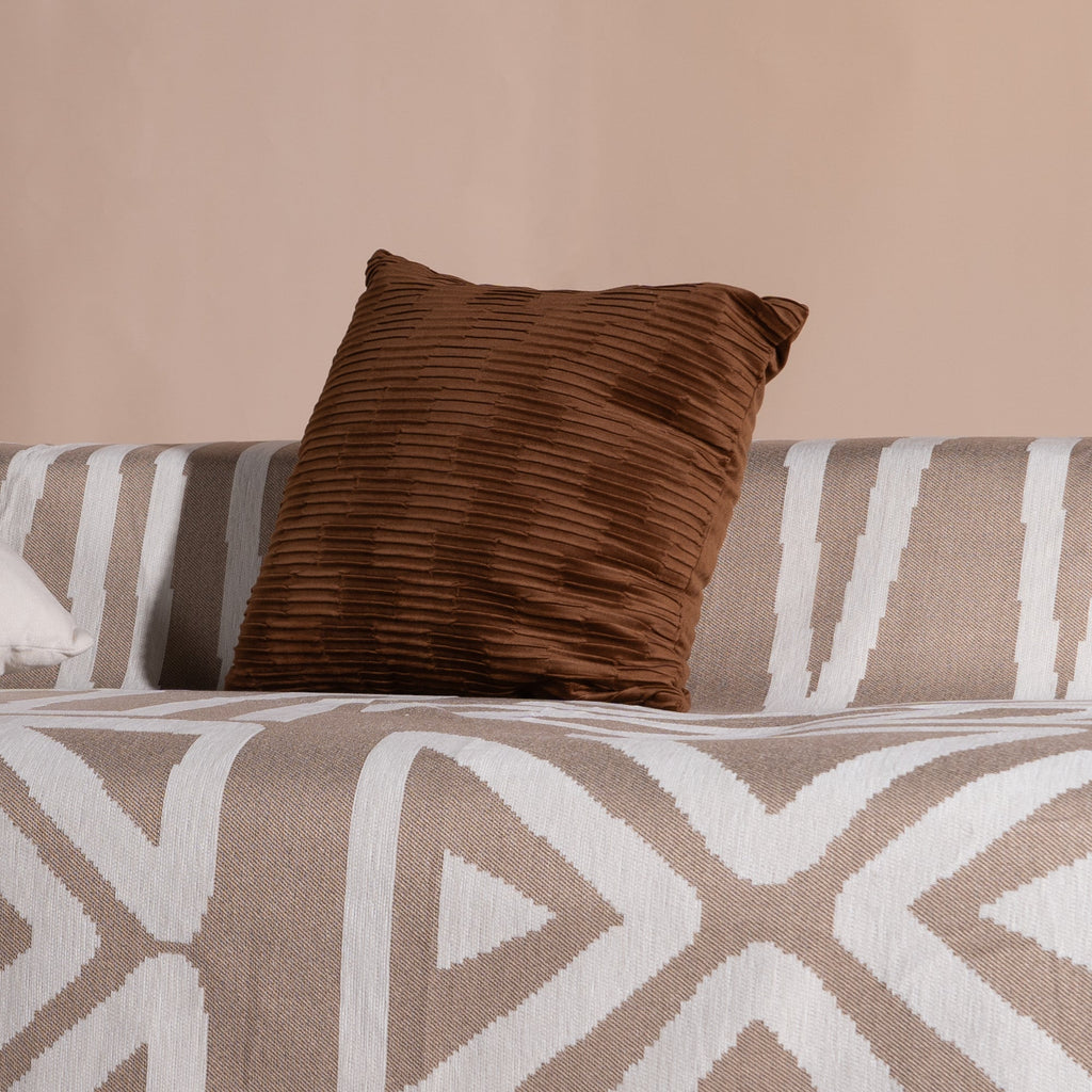 Plush Grid Cushion Cover, 45.72 x 45.72 cm - product view 10