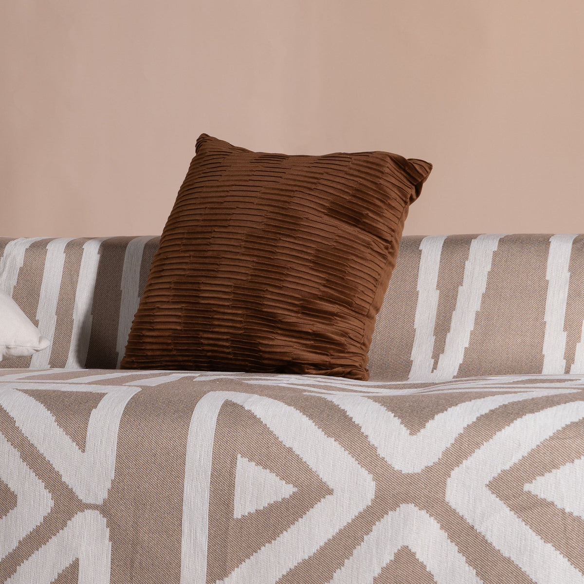 Plush Grid Cushion Cover, 45.72 x 45.72 cm - product view 10