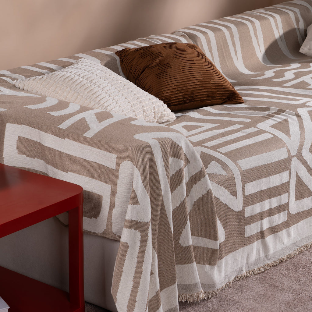 Plush Grid Cushion Cover, 45.72 x 45.72 cm - product view 11