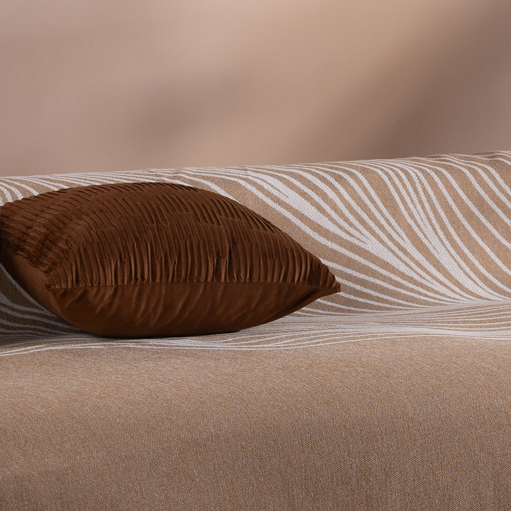 Plush Grid Cushion Cover, 45.72 x 45.72 cm - product view 12