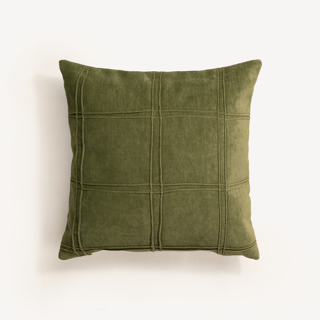 Plush Grid Cushion Cover, 45.72 x 45.72 cm - product view 13
