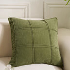 Plush Grid Cushion Cover, 45.72 x 45.72 cm - product view 14