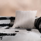 Plush Grid Cushion Cover, 45.72 x 45.72 cm - product view 2