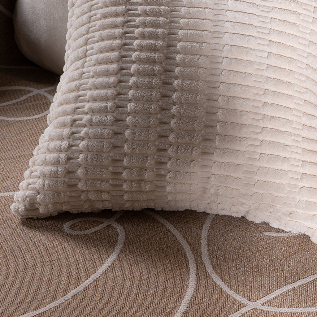 Plush Grid Cushion Cover, 45.72 x 45.72 cm - product view 3