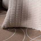 Plush Grid Cushion Cover, 45.72 x 45.72 cm - product view 3
