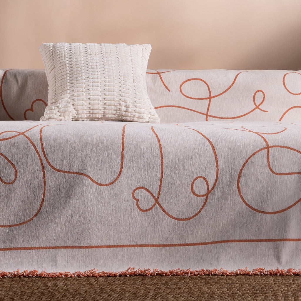 Plush Grid Cushion Cover, 45.72 x 45.72 cm - product view 4