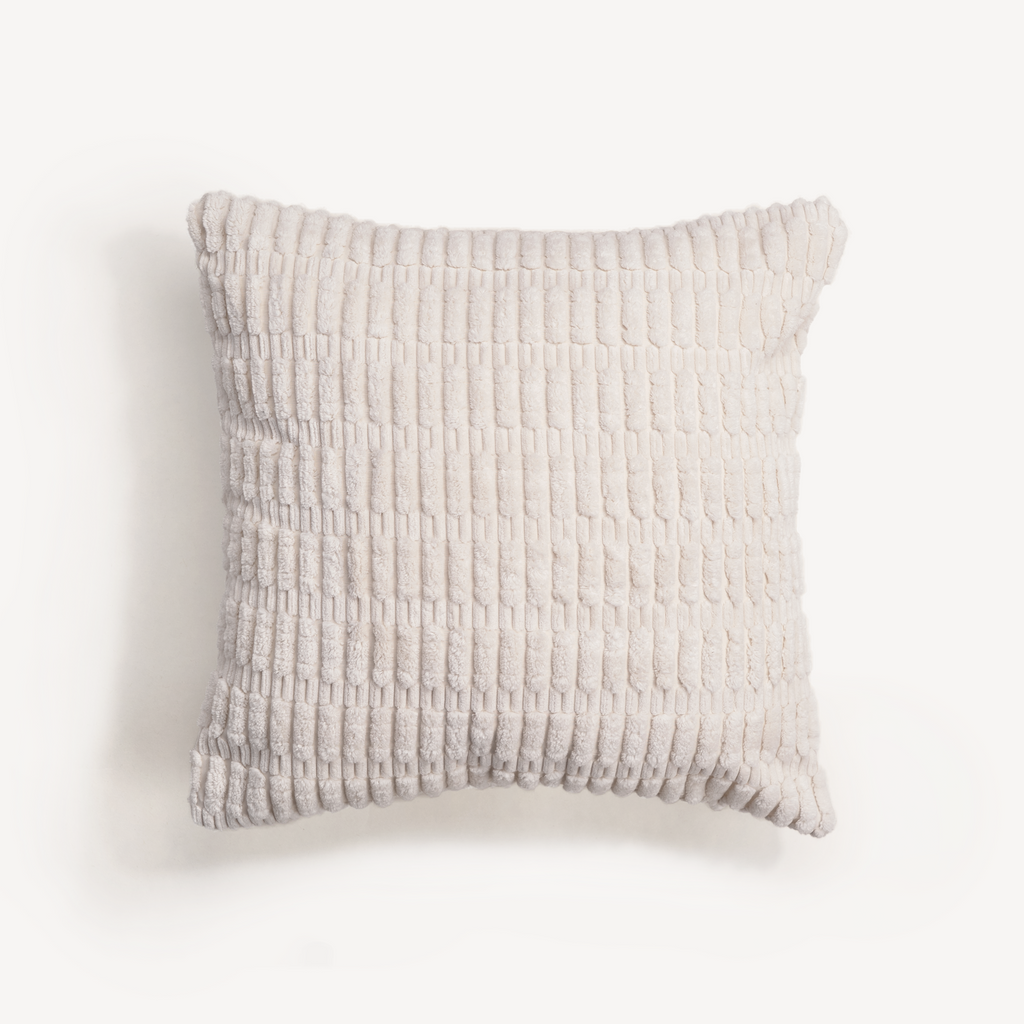 Plush Grid Cushion Cover, 45.72 x 45.72 cm - product view 1