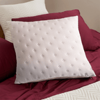 Quilted Cushion Covers with Geometric Stitching, Set of 2 - product view 14