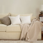 Quilted Cushion Covers with Geometric Stitching, Set of 2 - product view 16
