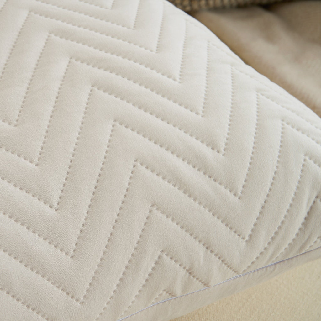 Quilted Cushion Covers with Geometric Stitching, Set of 2 - product view 20