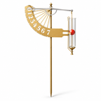 Rain Gauge Outdoor Decorative Stake Garden Display