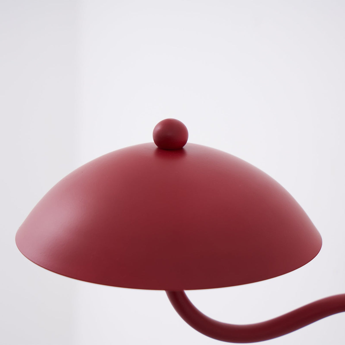 Coloured Metal LED Wall Sconce, Compact Curved Design - view 28