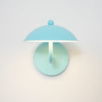Coloured Metal LED Wall Sconce, Compact Curved Design - view 30
