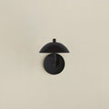 Coloured Metal LED Wall Sconce, Compact Curved Design - view 1