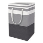 75L Waterproof Laundry Basket Foldable Fabric Clothes Hamper with Handles