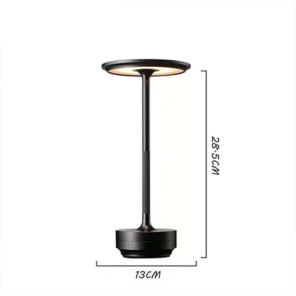 USB-C Rechargeable Table Lamp, Dimmable Aluminium LED Light - product view 9