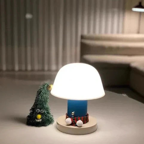 Rechargeable Mushroom Table Lamp, USB-C Dimmable LED Light - product view 3