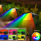Solar RGB Garden Spotlights, 20 or 37 LED Outdoor Lights — product view 6