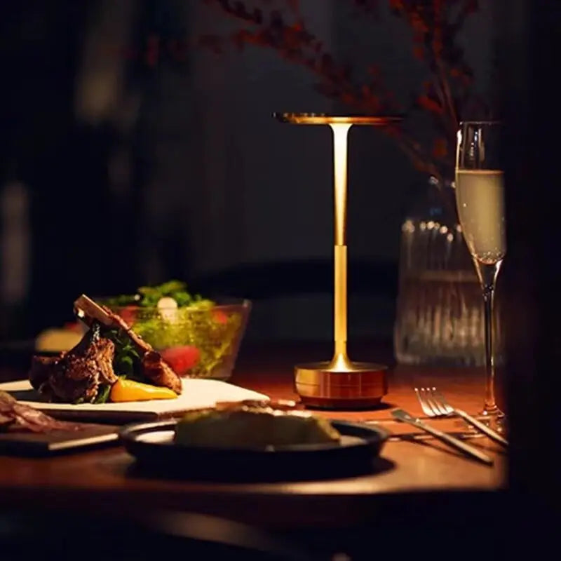 USB-C Rechargeable Table Lamp, Dimmable Aluminium LED Light - product view 4