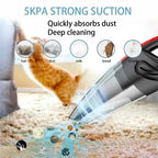 Cordless Handheld Vacuum Cleaner, 120W for Car and Home — product view 4