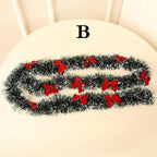 Snow-Flocked Christmas Garland, 2 m PVC Holiday Decoration - product view 6
