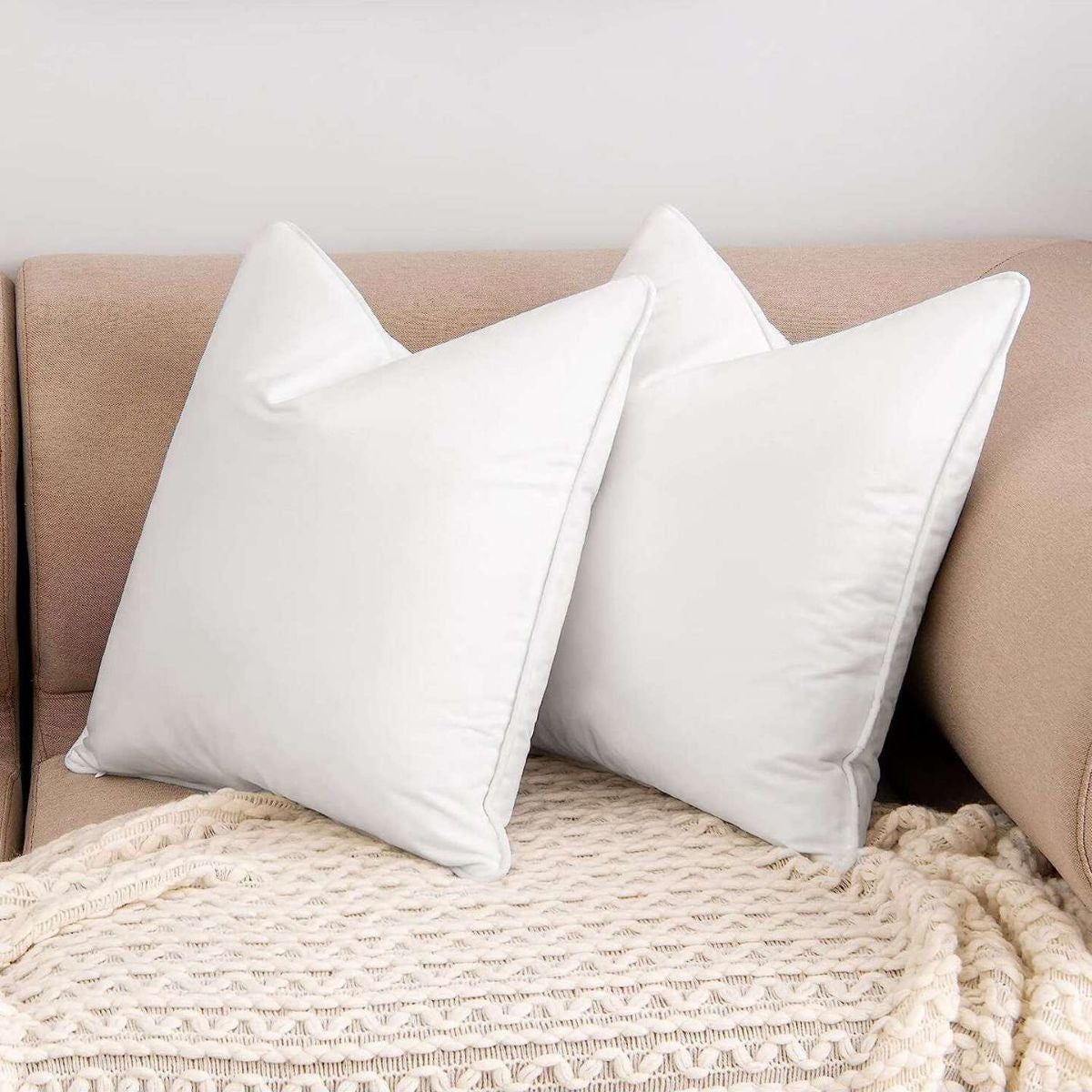 Black and White Velvet Cushion Cover