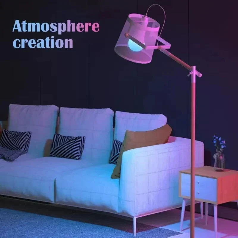 E27 RGB LED Light Bulb with Remote, 16 Colours — product view 2