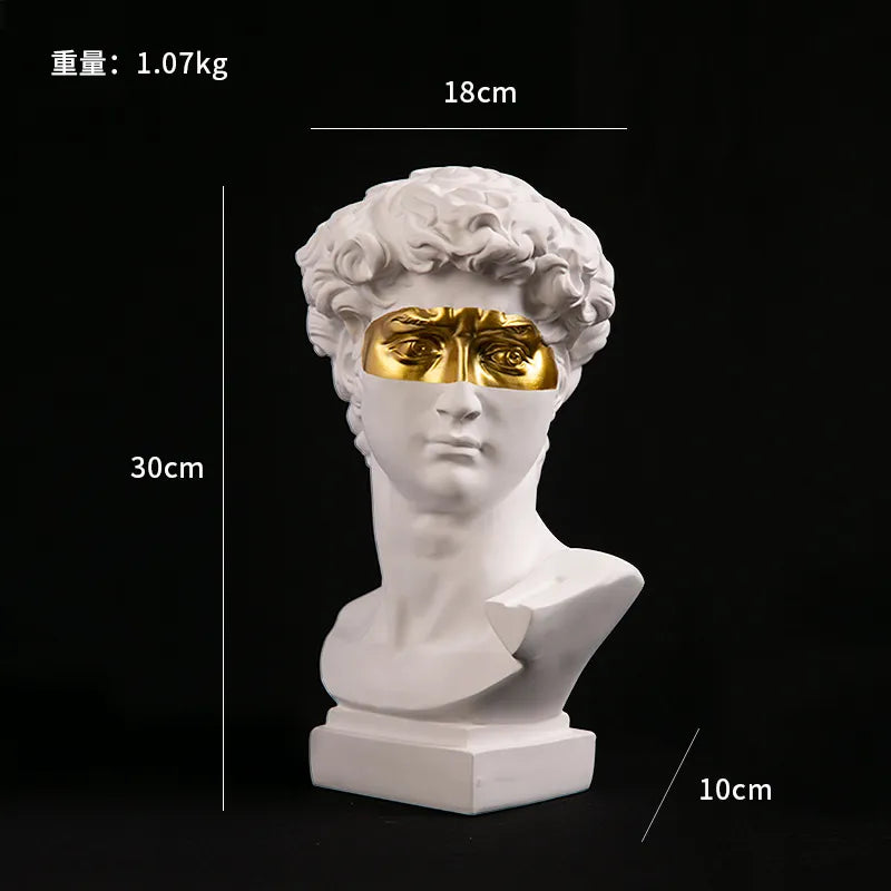 Classical Head Resin Bust
