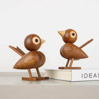 Wooden Bird Decorative Ornament