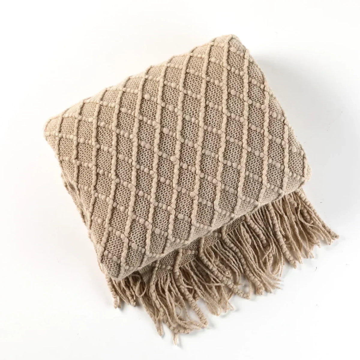 Nordic Style Chunky Knitted Blanket