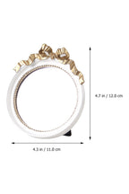 Small Bow Frame Decorative Mirror