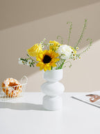Coloured Glass Decorative Flower Vase