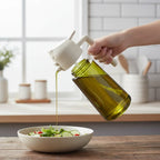 Oil Dispenser Bottle Glass Olive Oil Sprayer Cooking