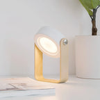 Folding Rechargeable Lantern, Wood-Handle LED Table Lamp - product view 1