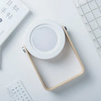 Folding Rechargeable Lantern, Wood-Handle LED Table Lamp - product view 2