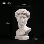 Classical Head Resin Bust
