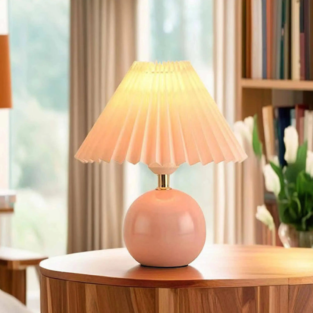 Foldable Pleated LED Table Lamp, USB-Powered Ambient Lighting — product view 5